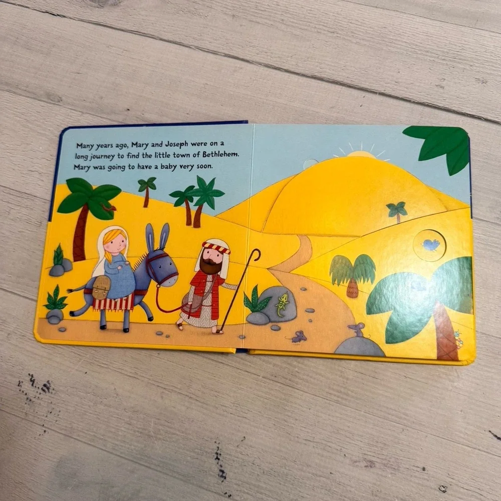Usborne Paper Pie life the flap Nativity‎ Book